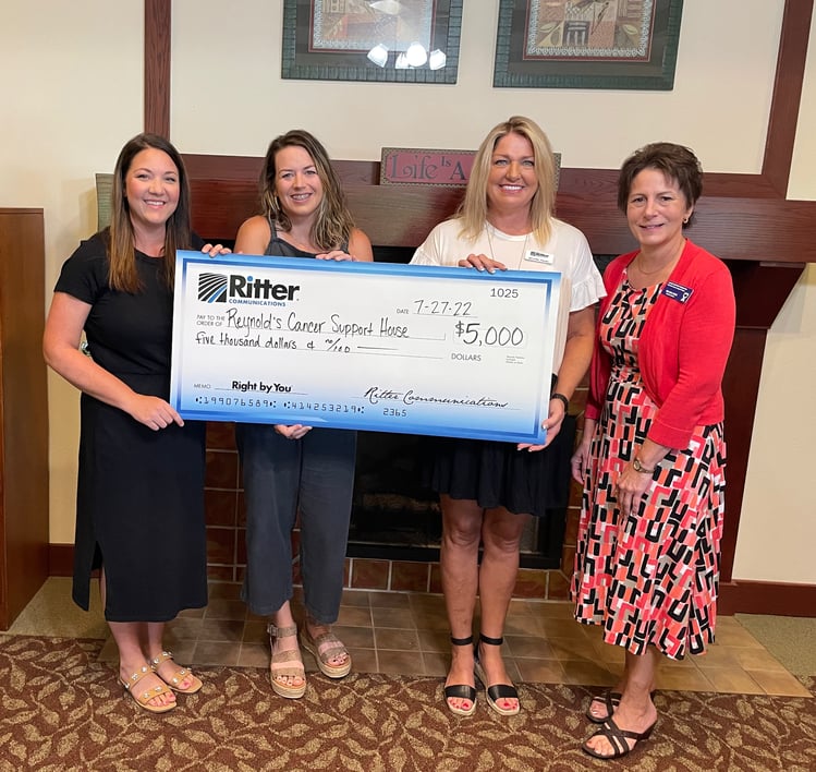 RITTER COMMUNICATIONS GIVES BACK IN CELEBRATION OF 12 MILLION EXPANSION